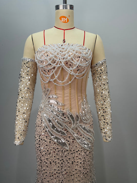 Glittering Mermaid Prom Dress