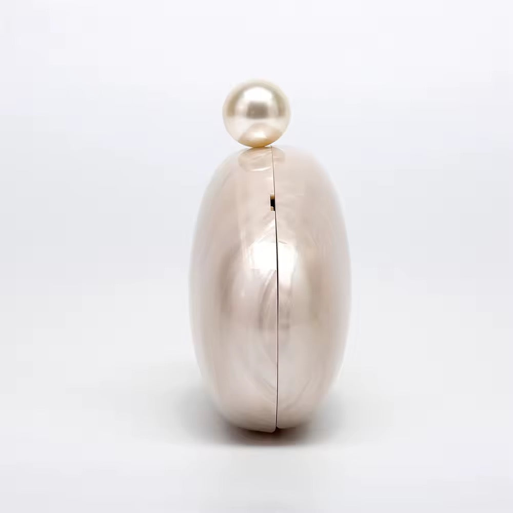 Pearl Marble Red Green Brown Black Acrylic Box Clutches