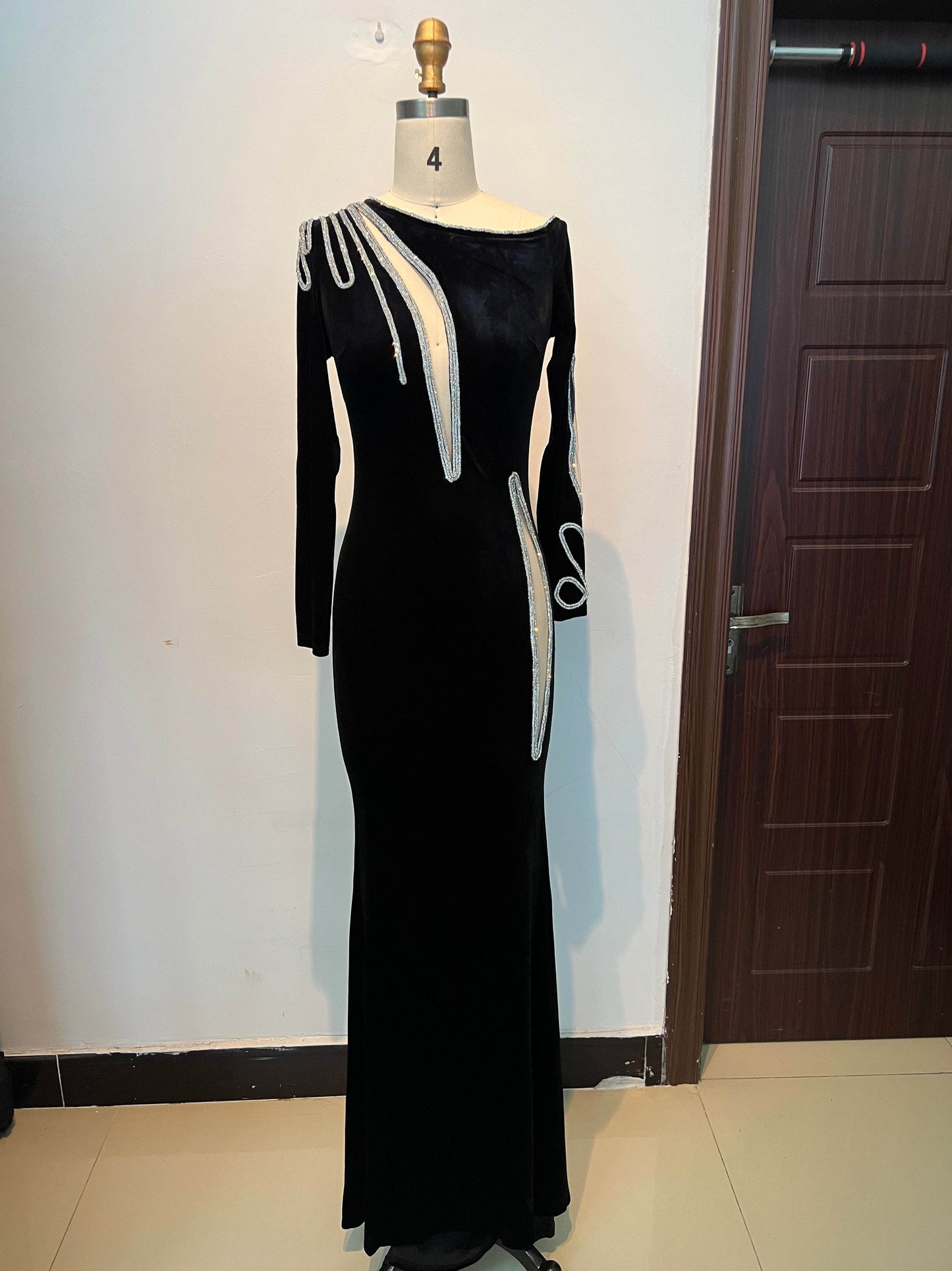 Camille velvet dress - REBECATHELABEL