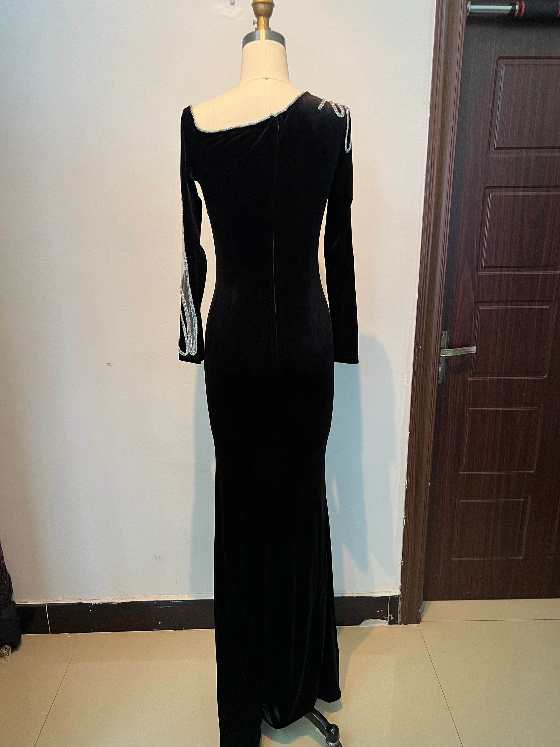 Camille velvet dress - REBECATHELABEL