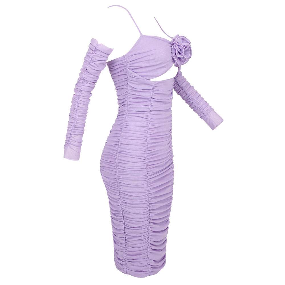 Kk flower midi dress - REBECATHELABEL