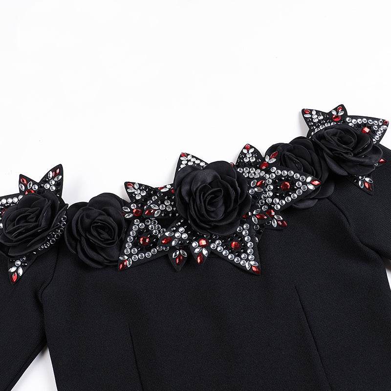 Amirah flower midi dress - REBECATHELABEL