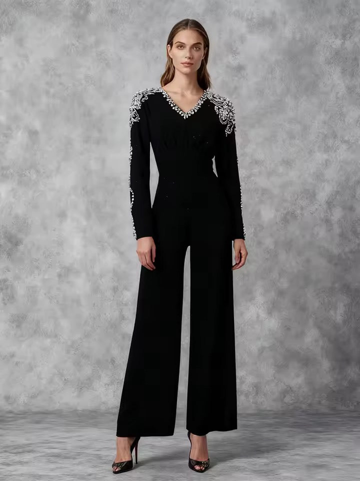 Slim Fit Long Sleeved Jumpsuit