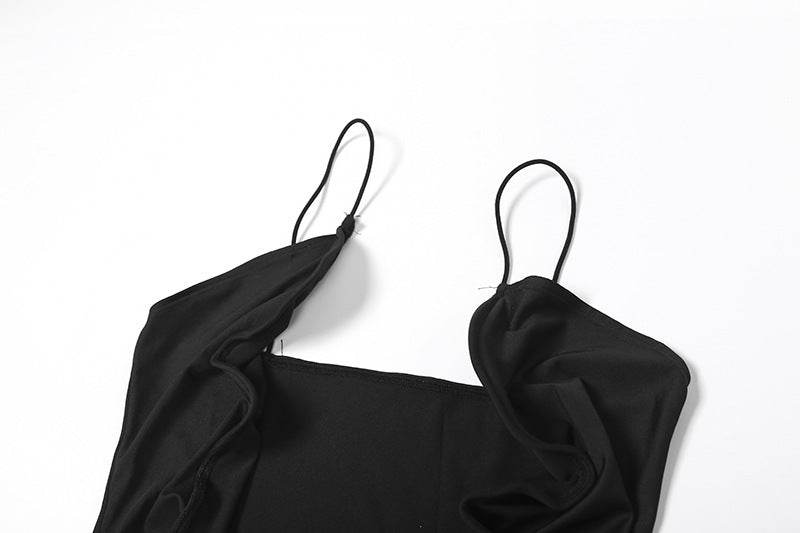 Cutout Sling Backless Slim Fit Dress - REBECATHELABEL