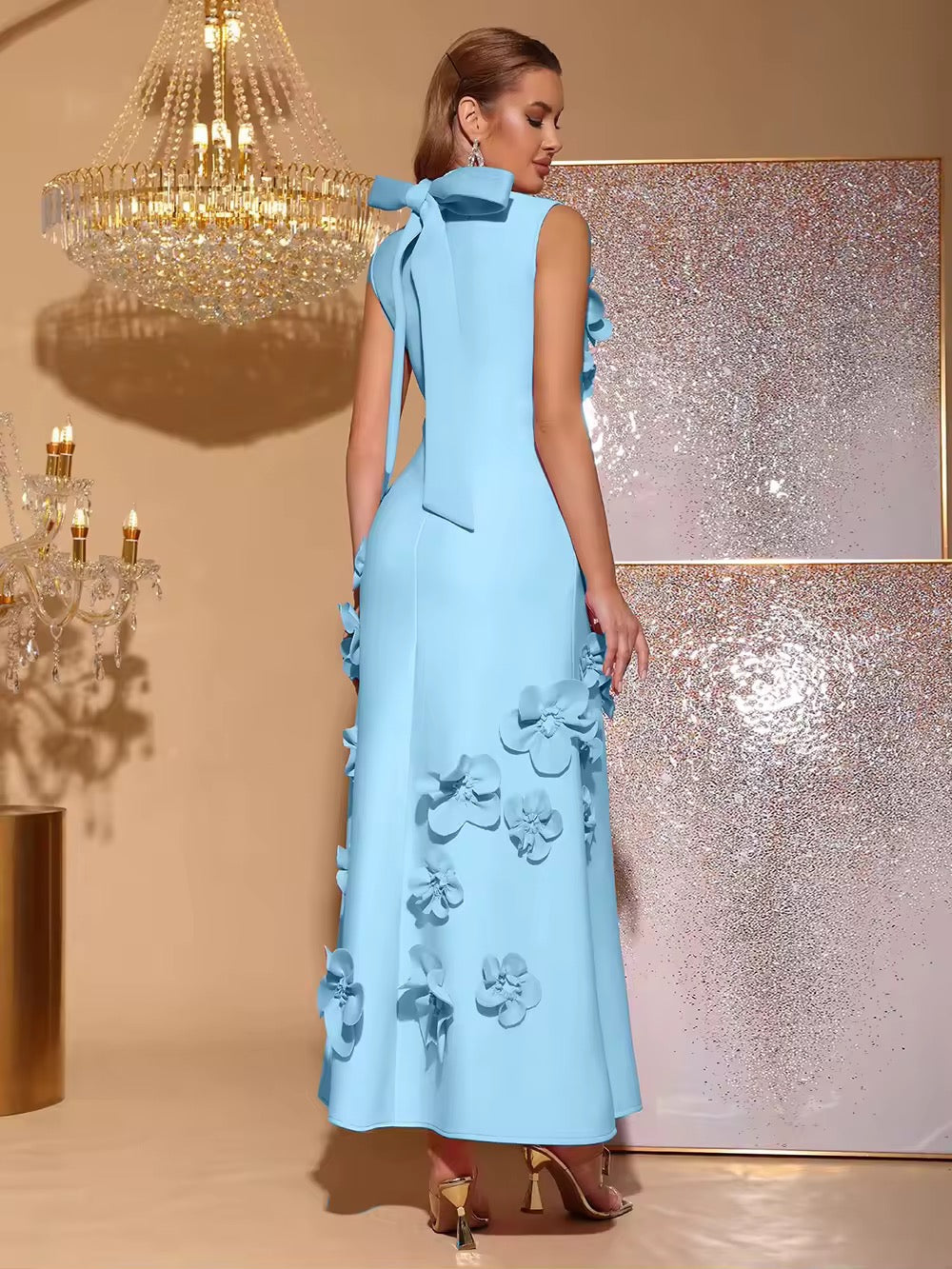 Patchwork Appliques Dress