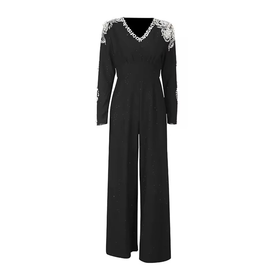 Slim Fit Long Sleeved Jumpsuit