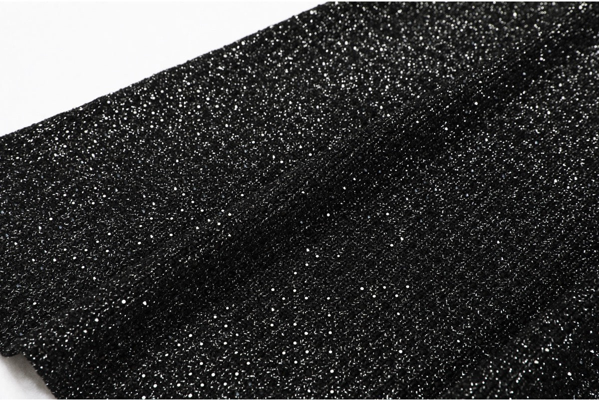 Rhinestone Sleeveless V-Neck dress