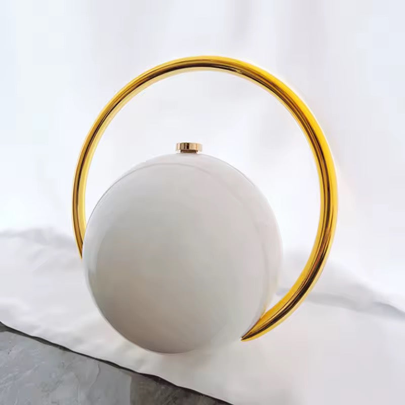 Evening Clutch With Ball Handle Acrylic