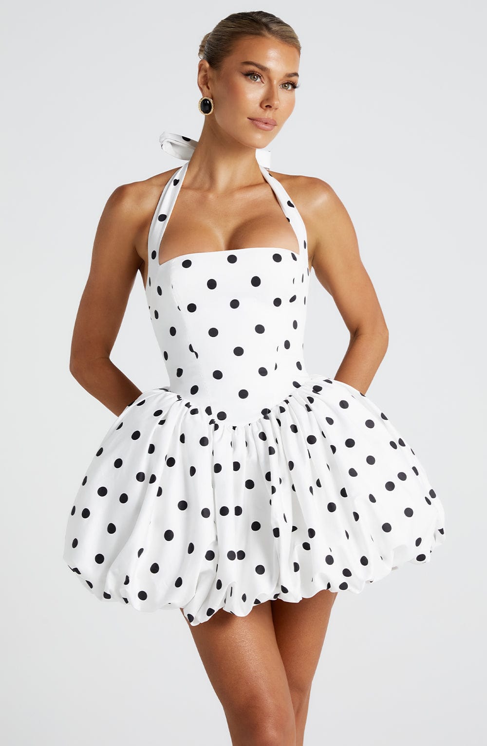 Becca polka dot dress
