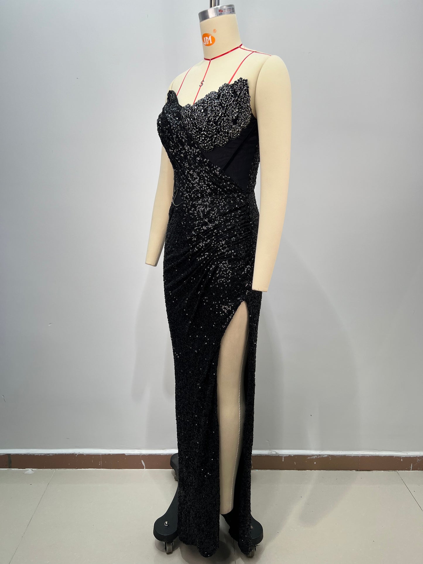 Kimolah black maxi dress