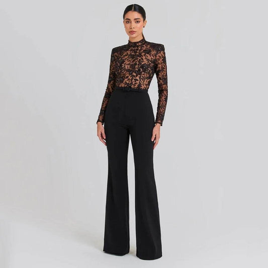 Alexander lace jumpsuit - REBECATHELABEL