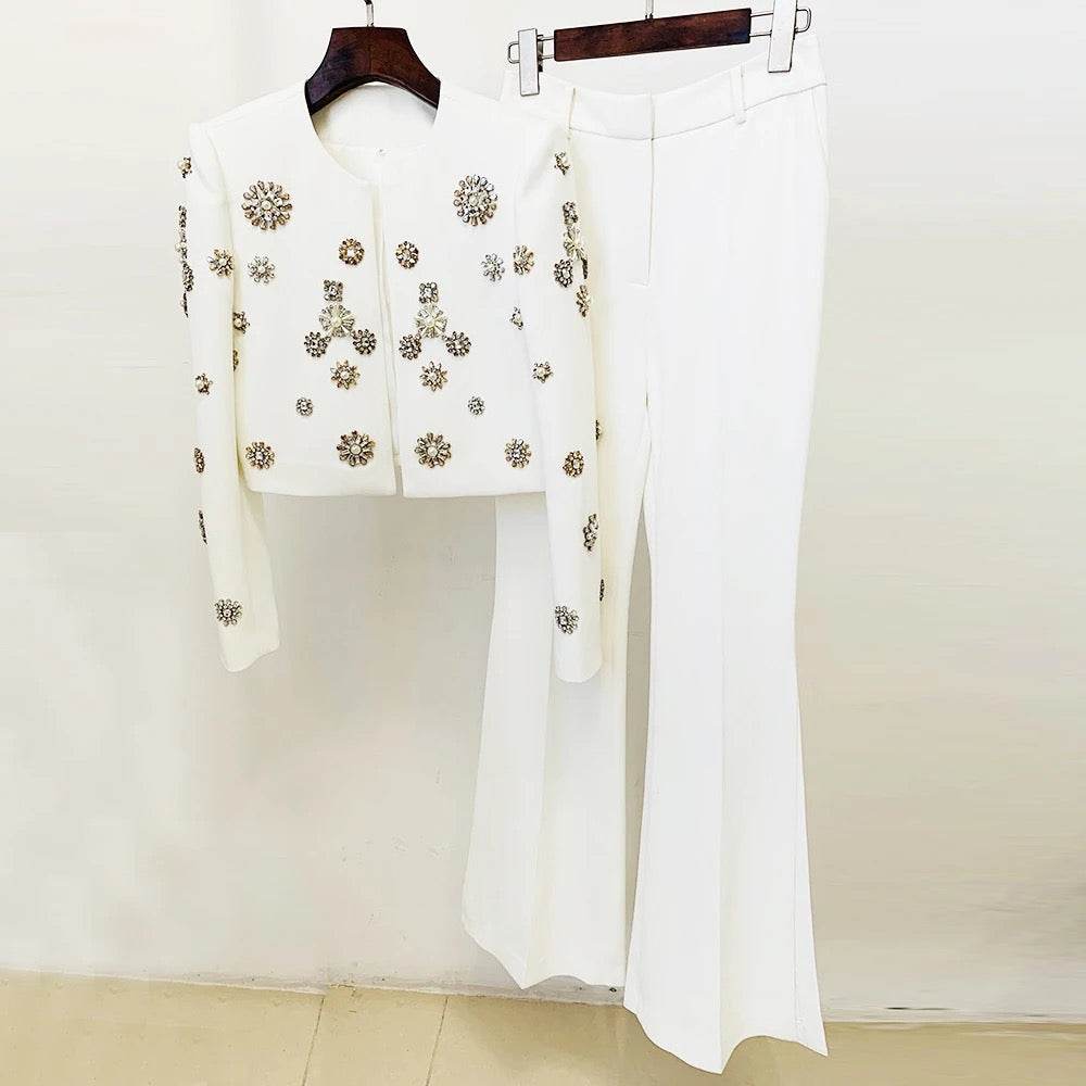 Diamond Pearl pant set - REBECATHELABEL