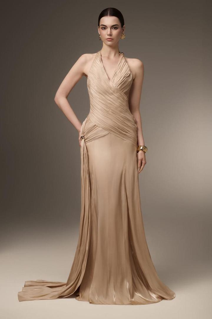 Halter Dress Sleeveless Backless Slim Female Maxi Dress