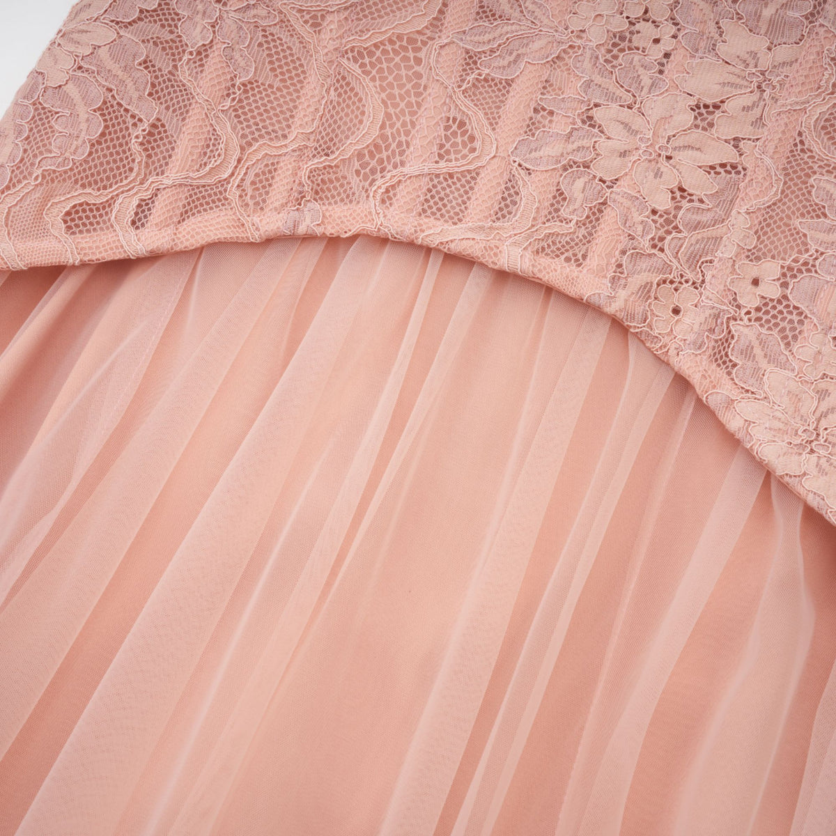 Pink Lace Corset Tulle Maxi Dress