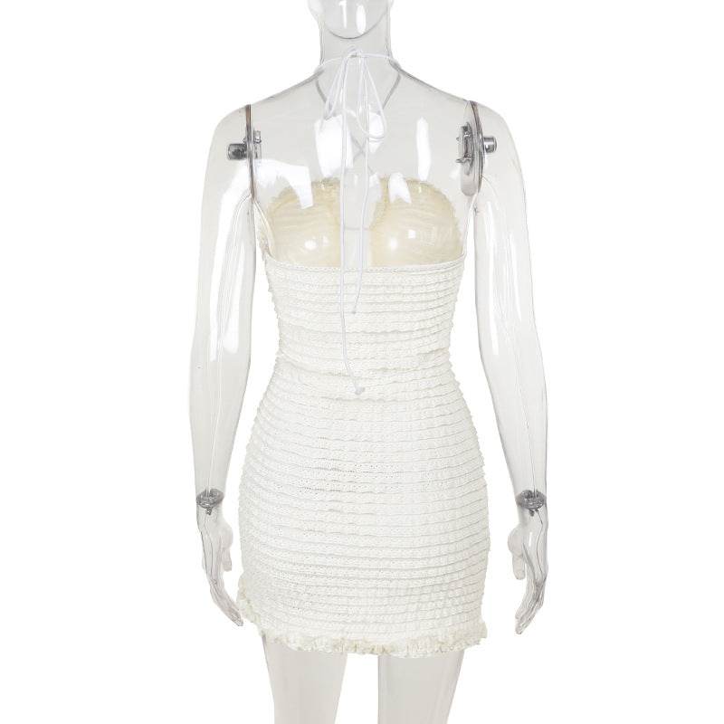 Sexy Mechanism Hollow Out Cutout Split Dress - REBECATHELABEL