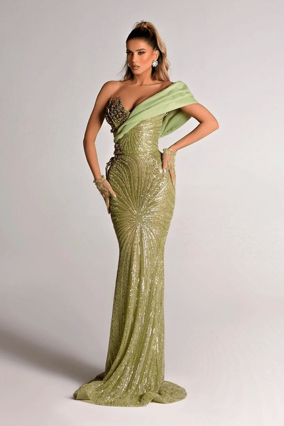 Milan floor length dress - REBECATHELABEL
