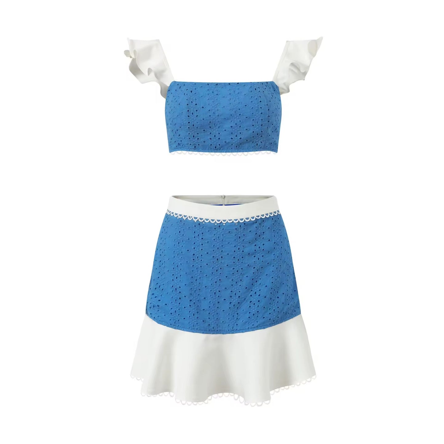 Ruffle Tiered Mini Skirts Co-ord Sets
