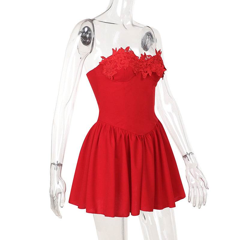 Tube Top A Hem Slimming Dress - REBECATHELABEL