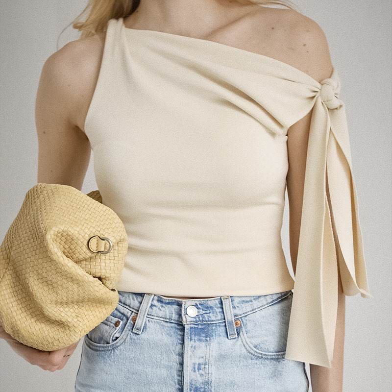 Golden Girl Same Ribbon Top - REBECATHELABEL