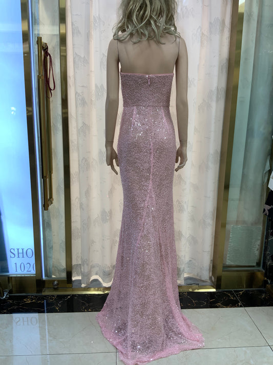 Rebecca pink maxi dress