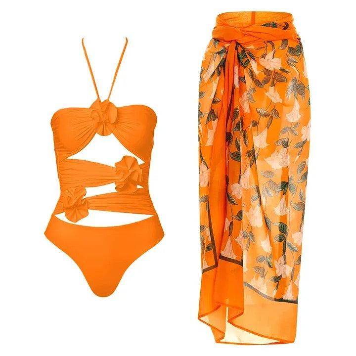 Eleven Halterneck Swimwear Two Piece Set - REBECATHELABEL