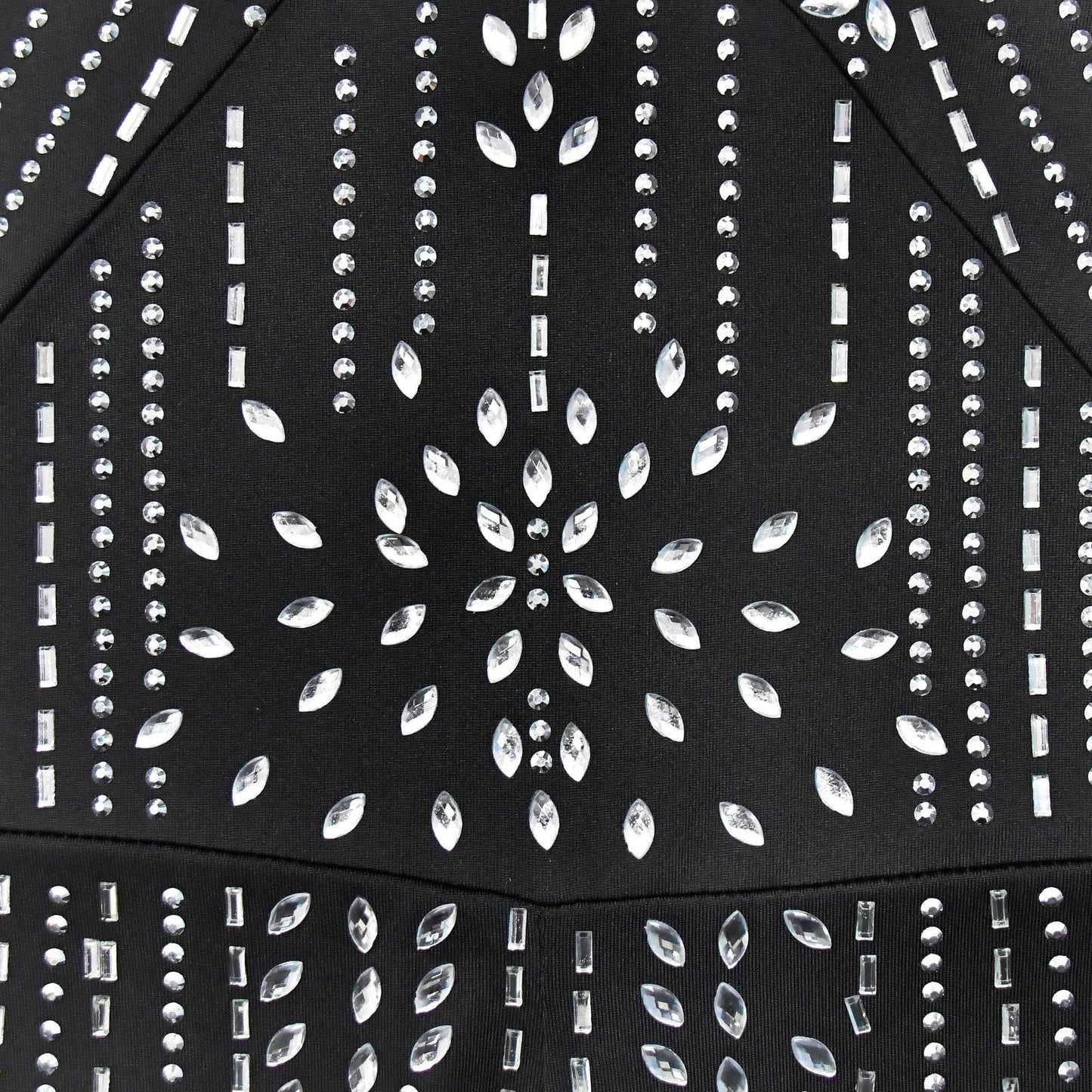 Rhinestone Sleeveless Halter Trousers Jumpsuit - REBECATHELABEL