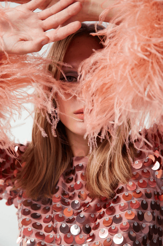 Kimola feather mini dress - REBECATHELABEL