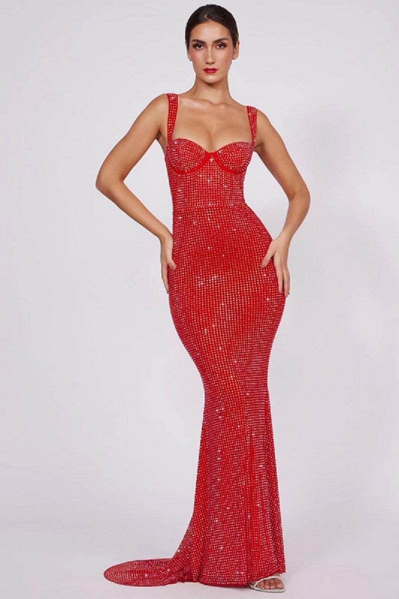 Lolah maxi floor length dress - REBECATHELABEL