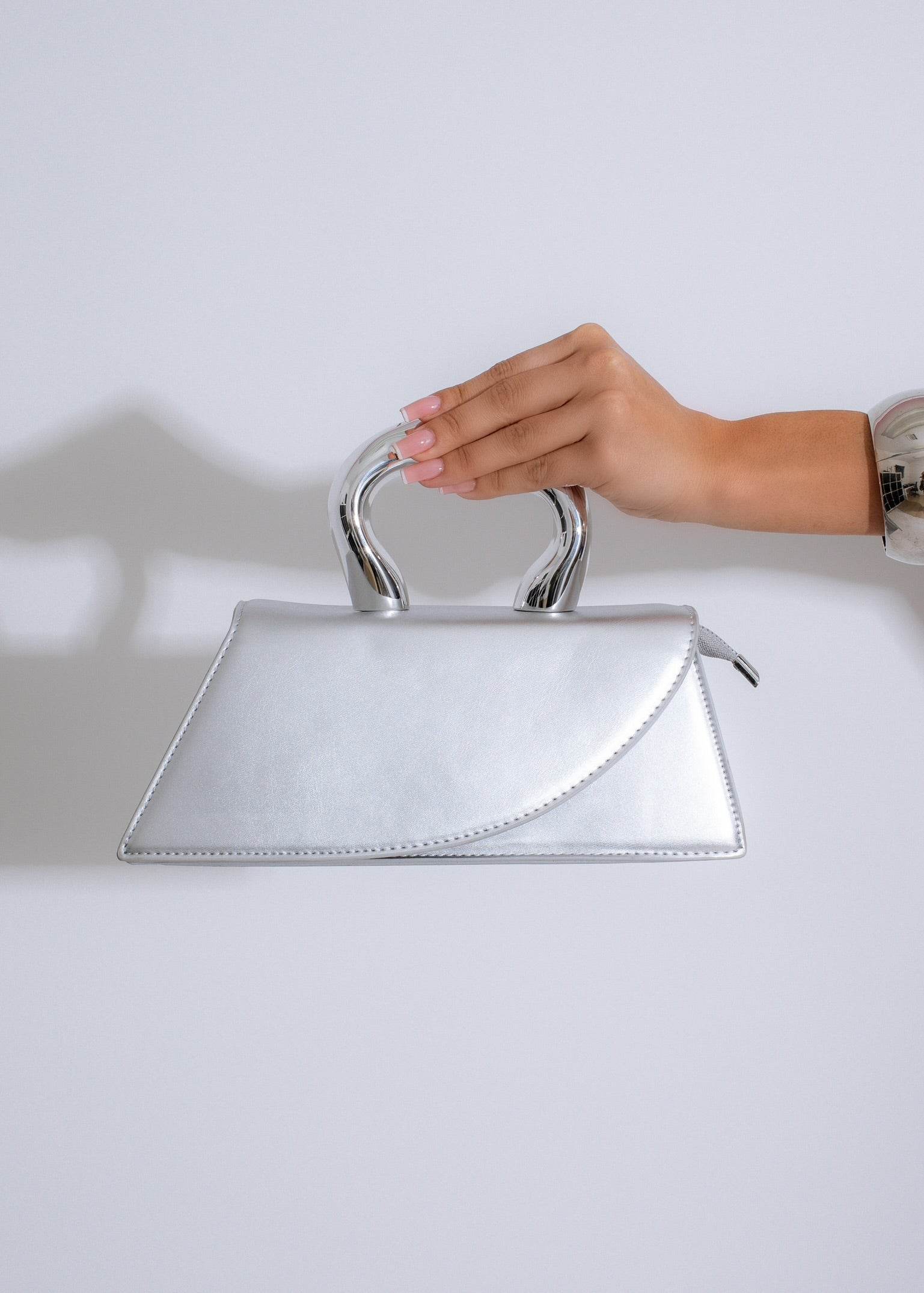 Handbag Silver - REBECATHELABEL