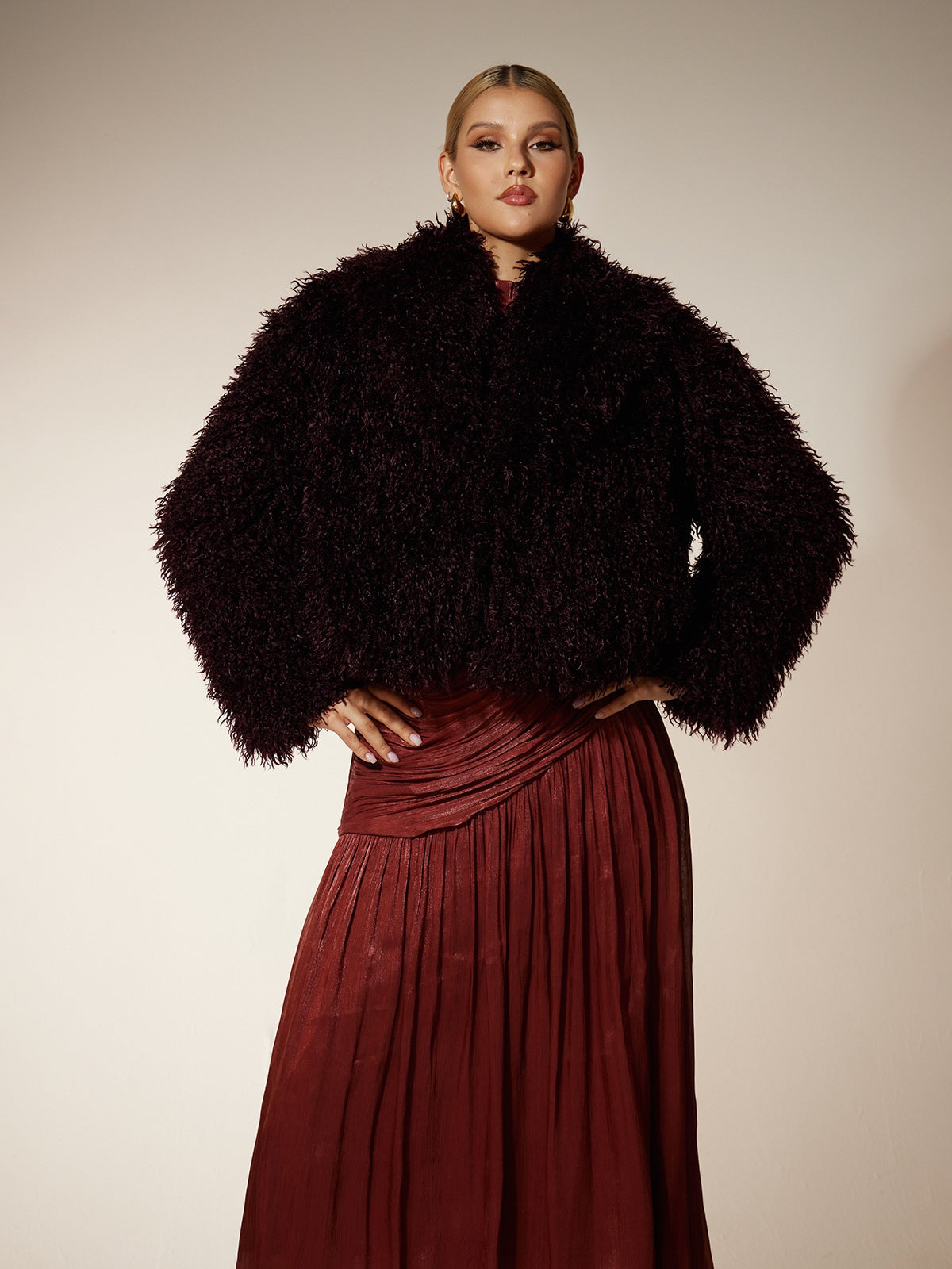 Faux Fur Short Jacket