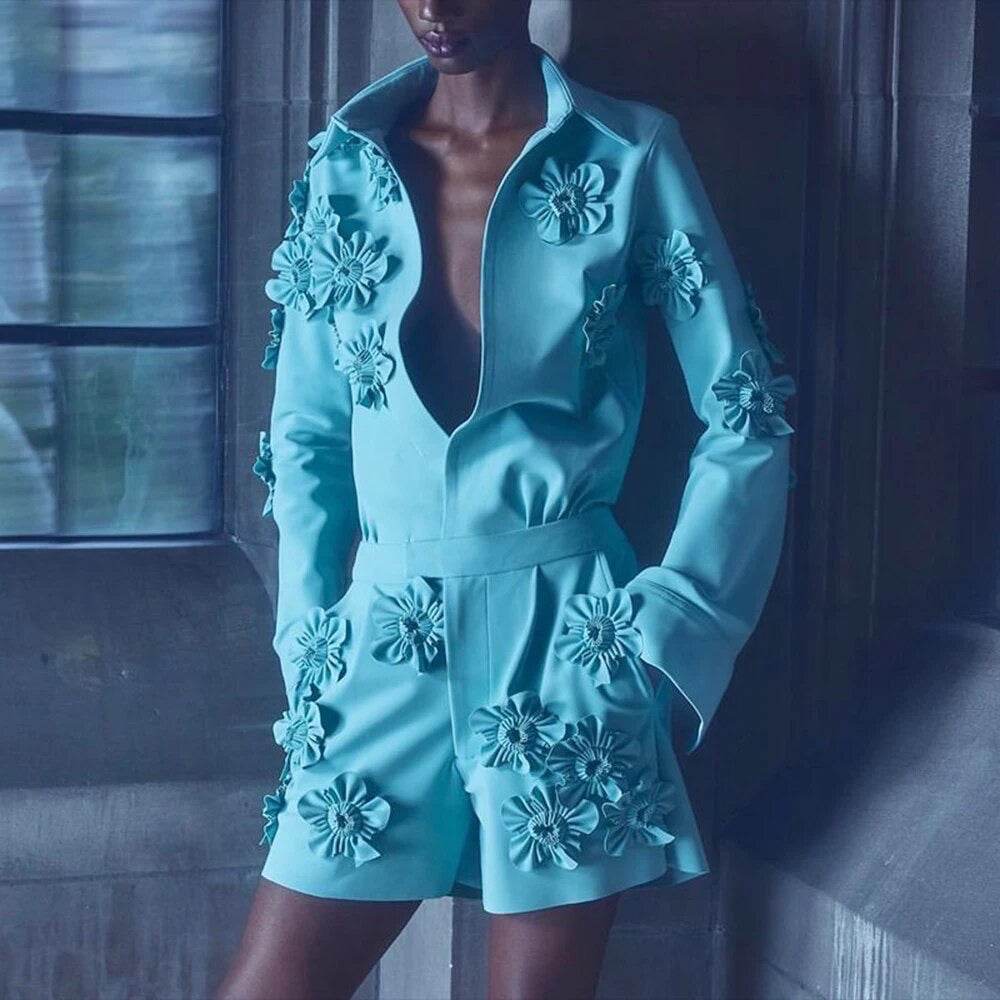 Flower Single Row Button set - REBECATHELABEL