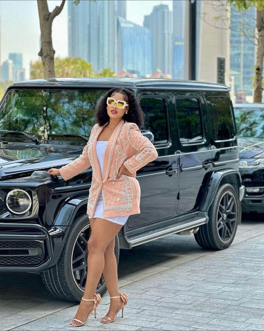 Hami pearl blazer - REBECATHELABEL