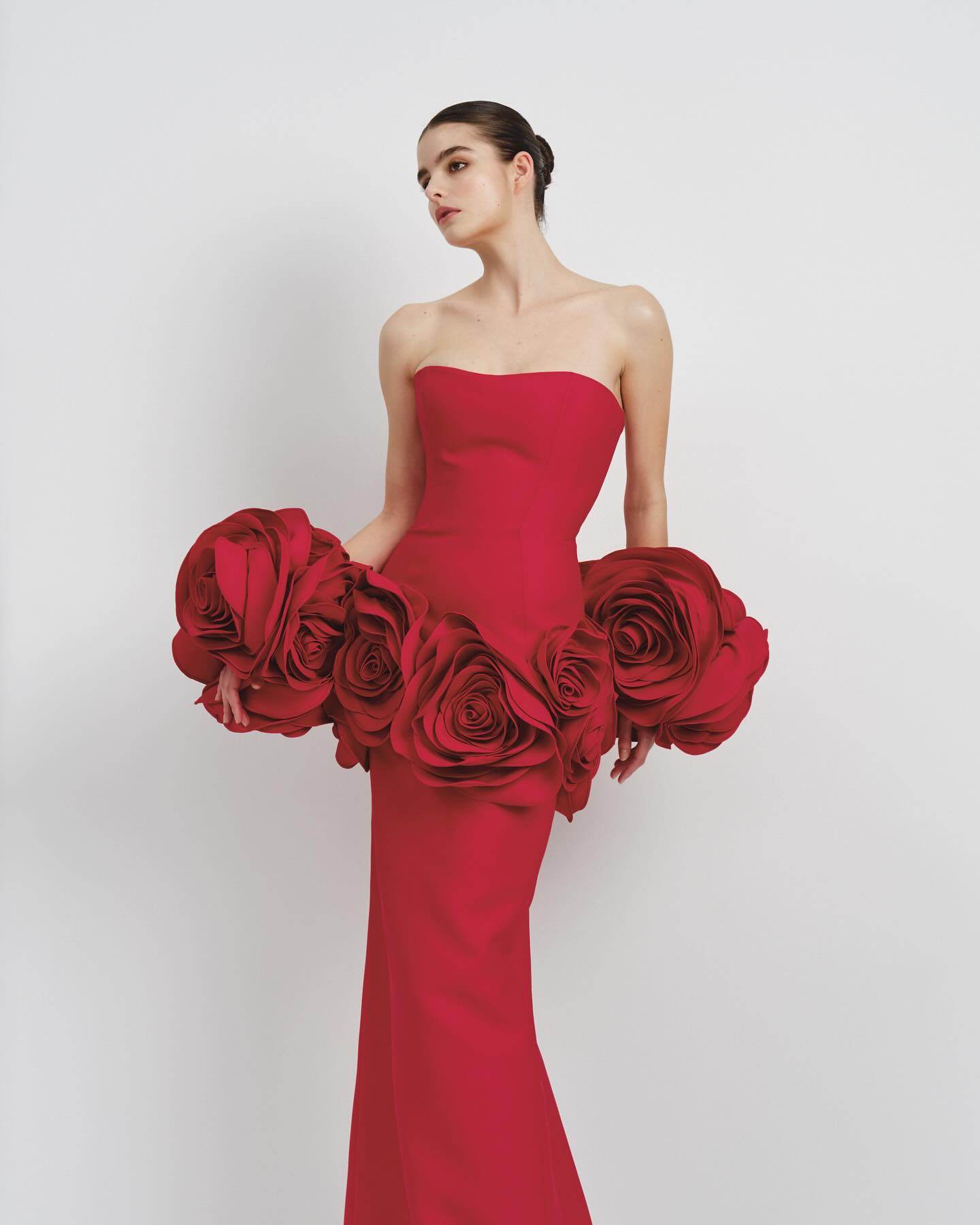 Jenner flower midi dress - REBECATHELABEL