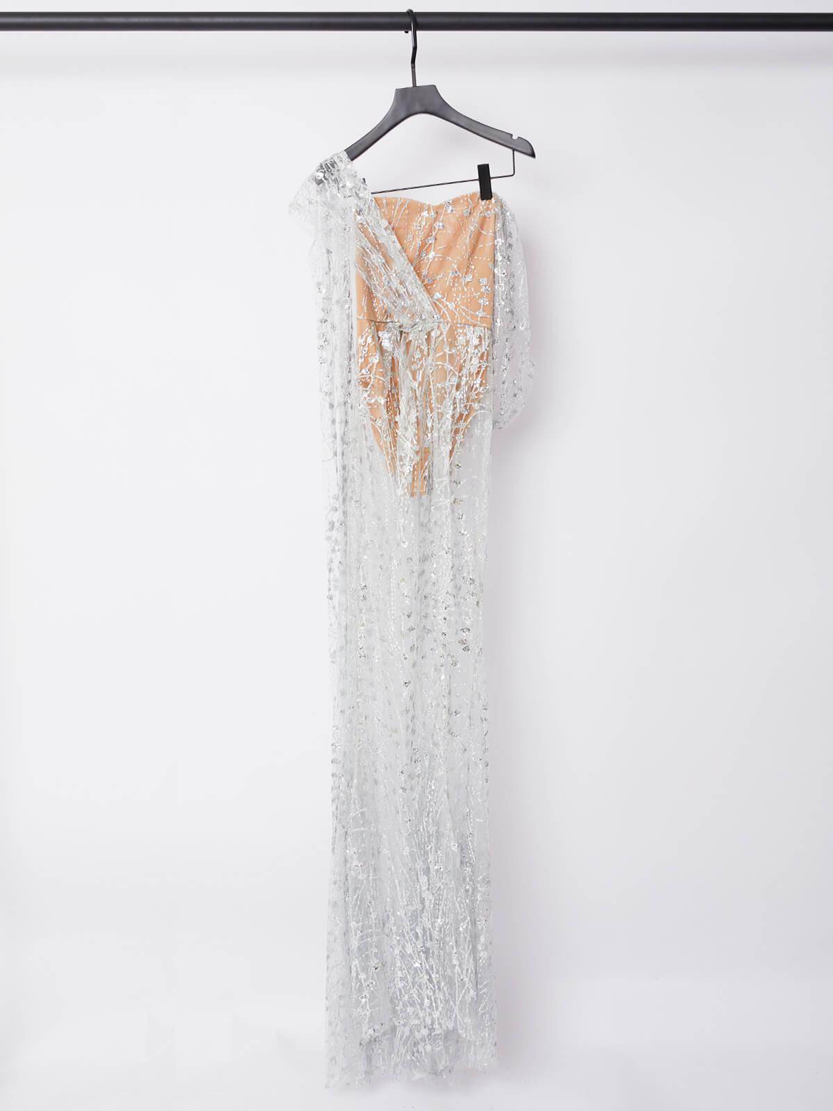 Kaila Split Sequin Maxi Dress - REBECATHELABEL