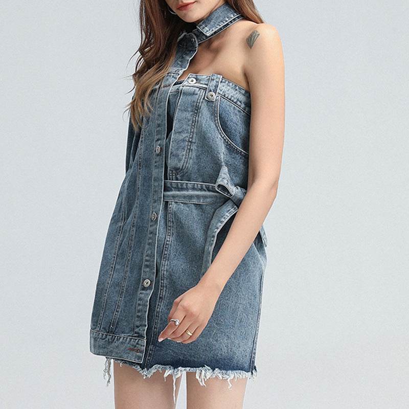 Kim denim dress - REBECATHELABEL