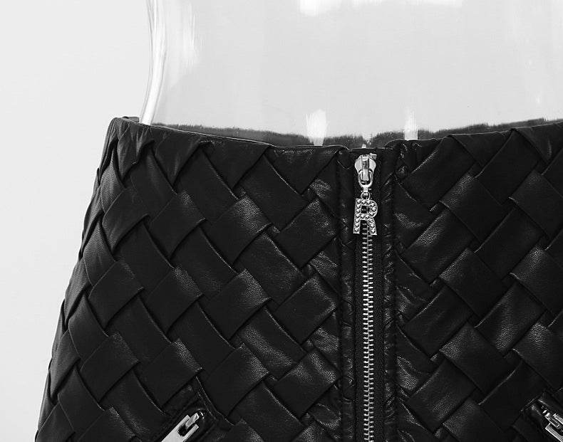 Kimmy faux leather bomber jacket - REBECATHELABEL