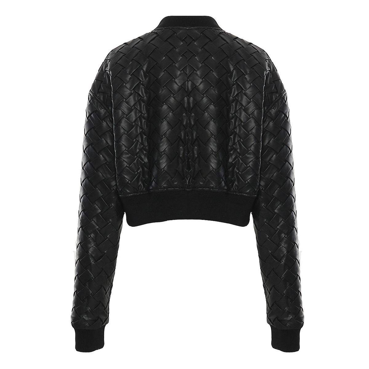 Kimmy faux leather bomber jacket - REBECATHELABEL