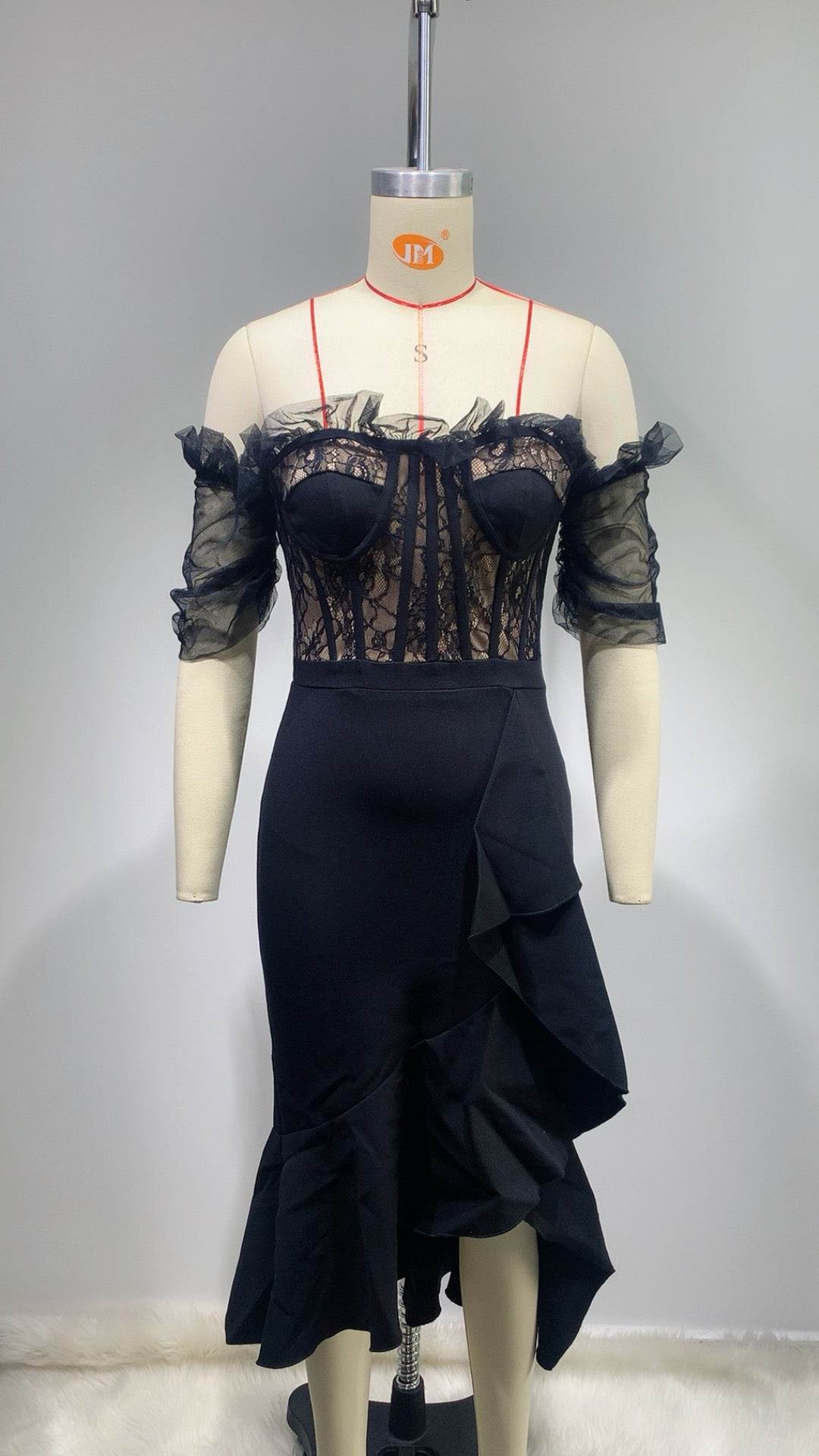 Kimmy off shoulder midi dress - REBECATHELABEL