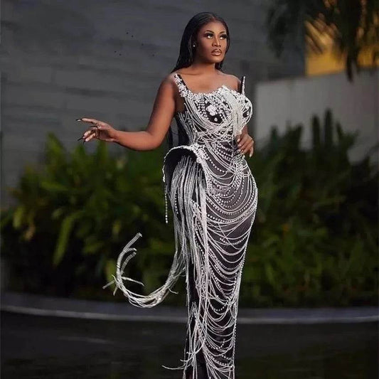 Kimmy rhinestone dress - REBECATHELABEL