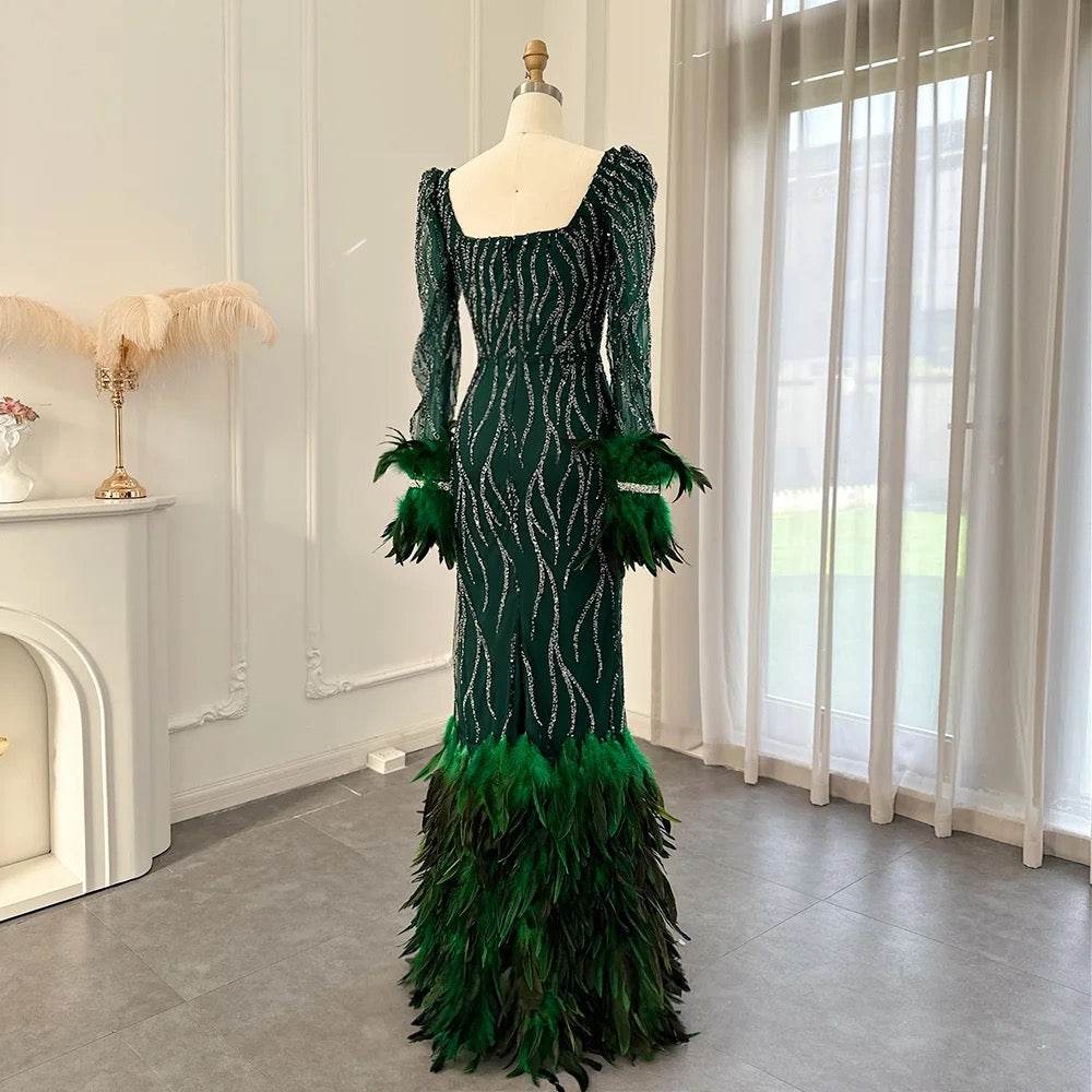 Klara feather dress - REBECATHELABEL