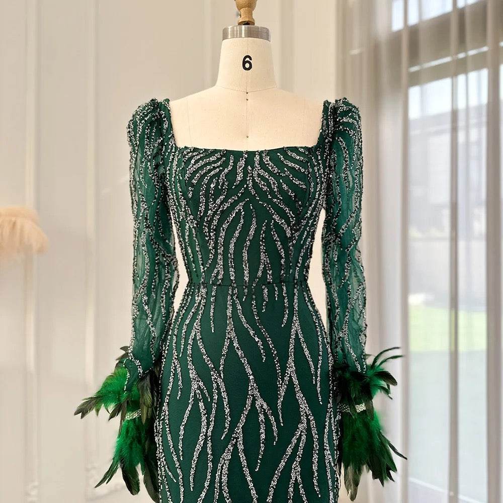 Klara feather dress - REBECATHELABEL