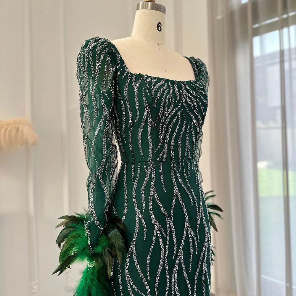 Klara feather dress - REBECATHELABEL