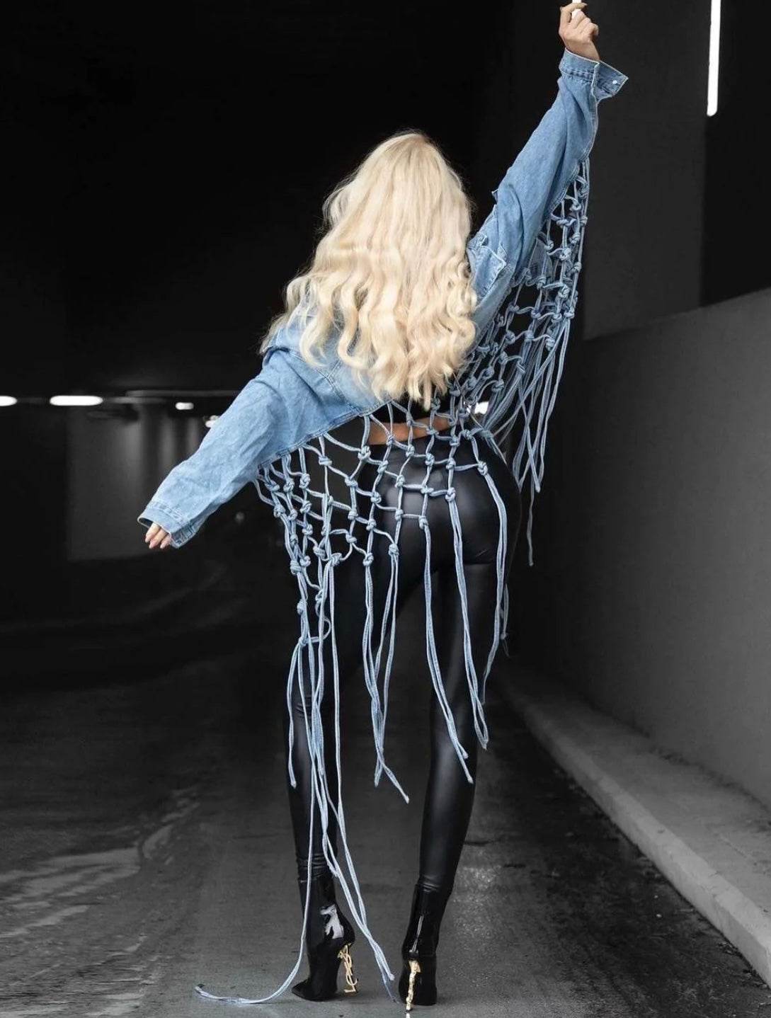 LARISA DENIM JACKET - REBECATHELABEL