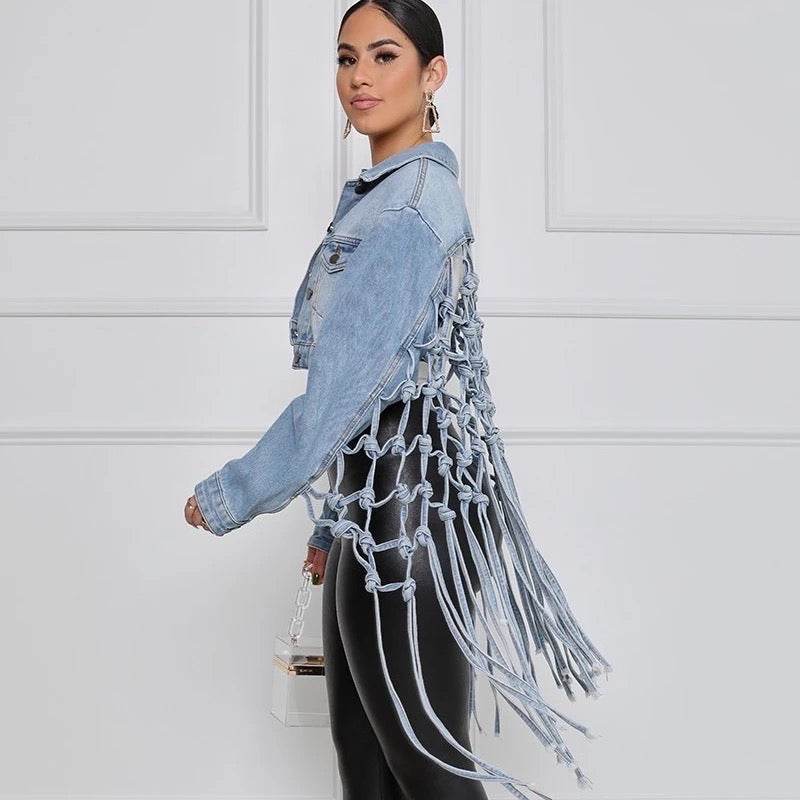 LARISA DENIM JACKET - REBECATHELABEL