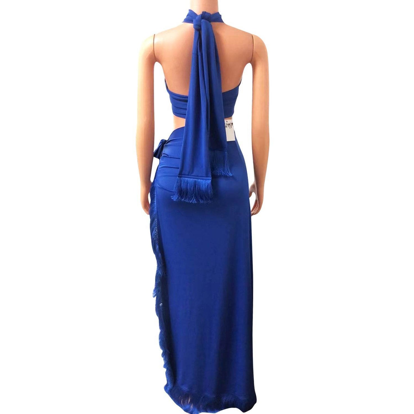 Lace Tassel Two Piece Skirt Set - REBECATHELABEL