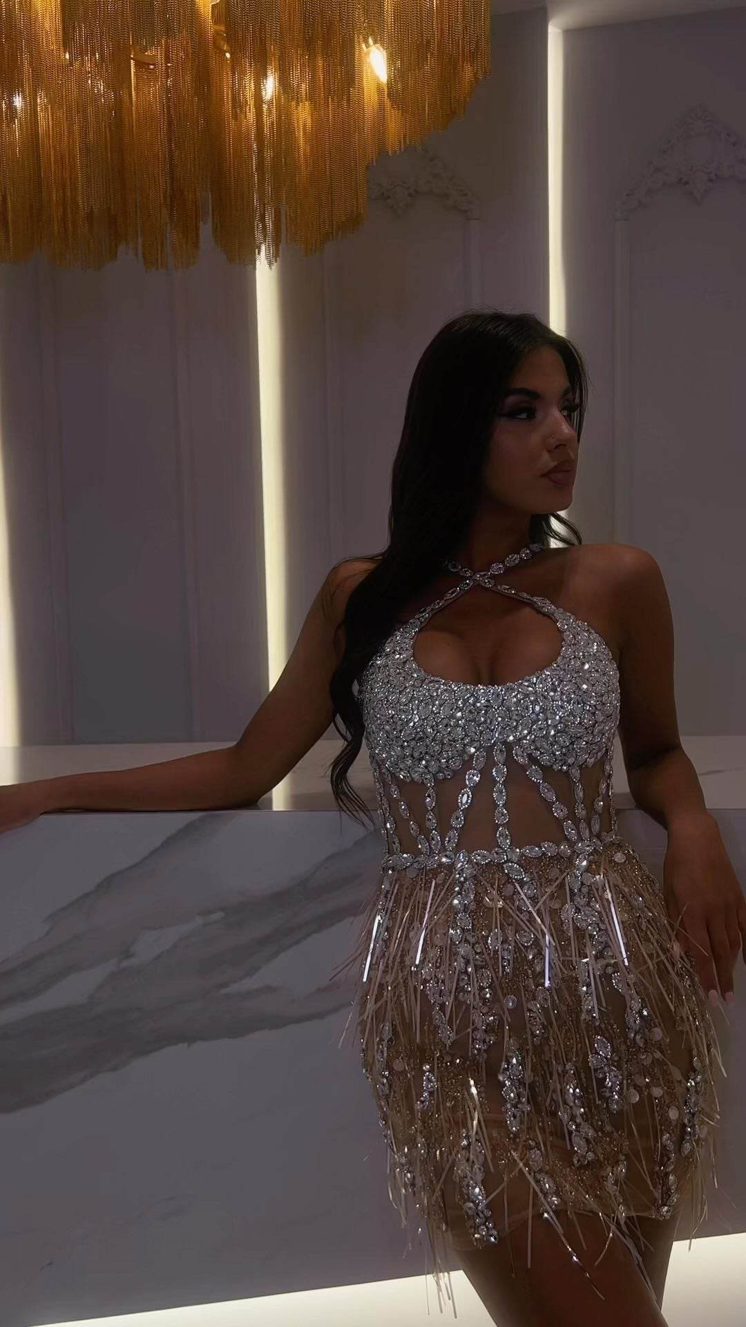 Lakisha diamond dress - REBECATHELABEL