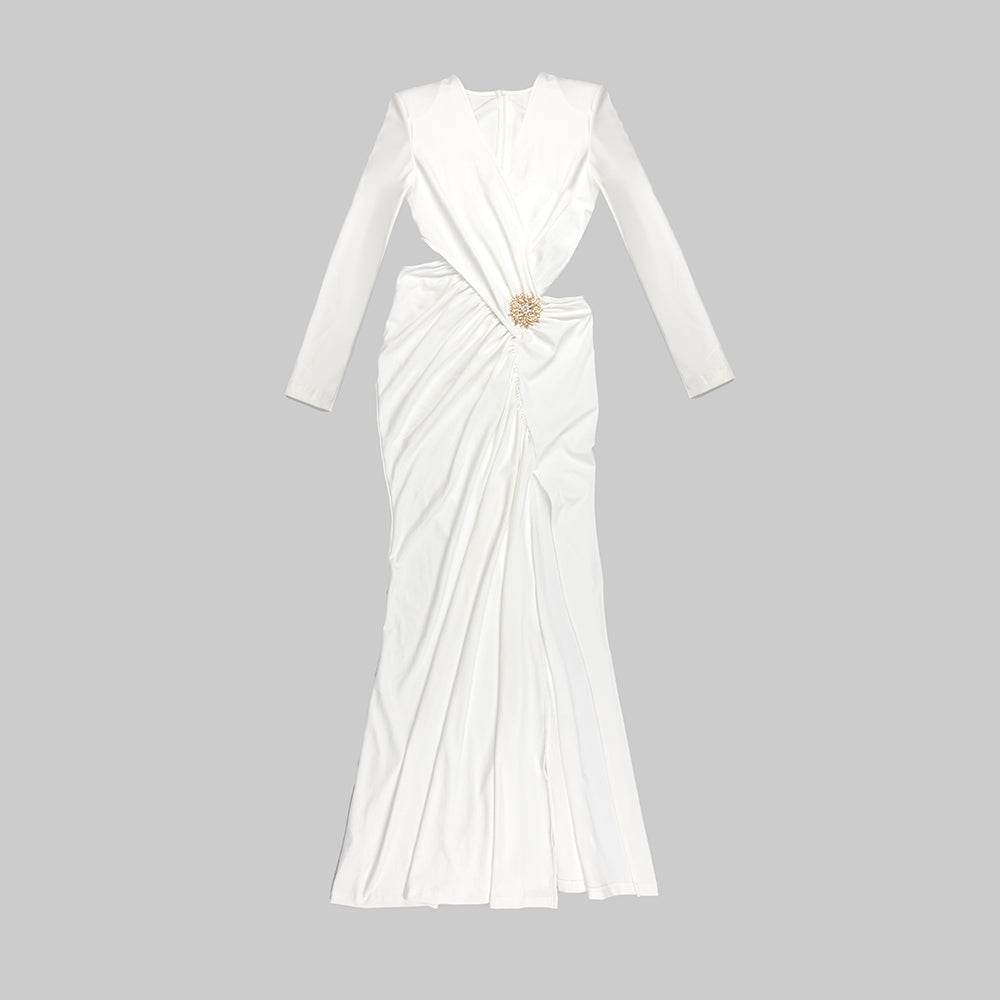 Lora high slit dress - REBECATHELABEL