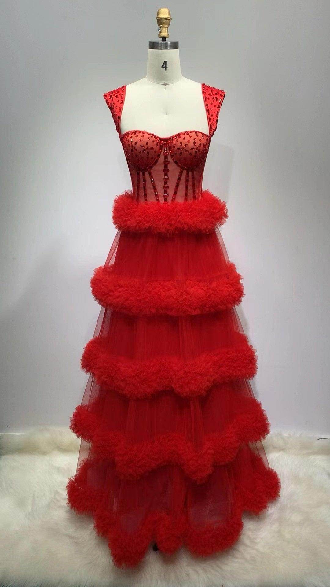 Lulu Evening Party Dress - REBECATHELABEL