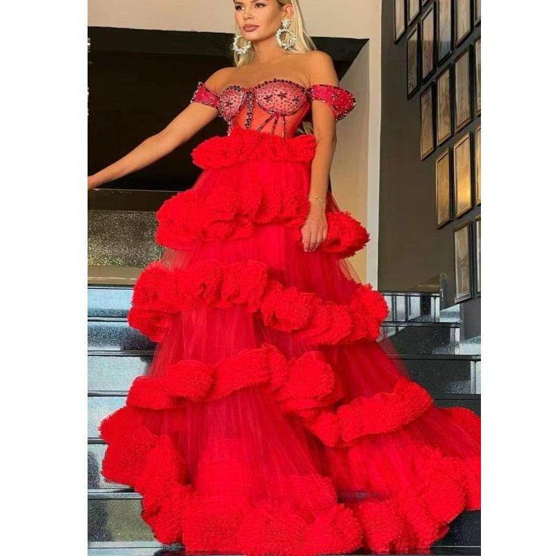 Lulu Evening Party Dress - REBECATHELABEL