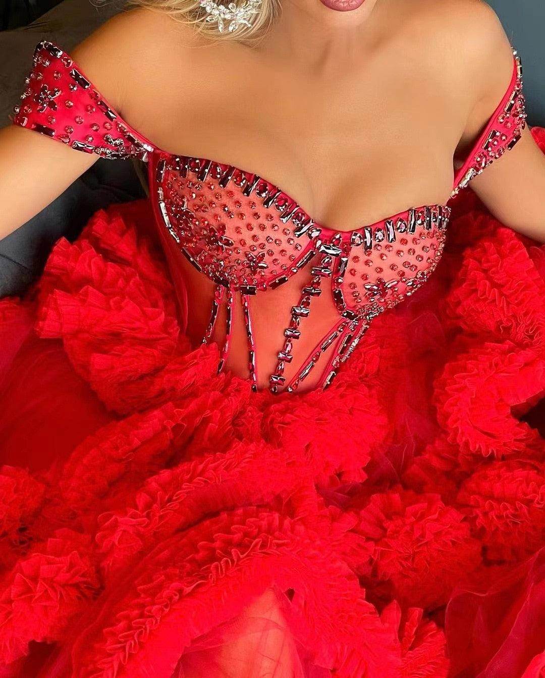 Lulu Evening Party Dress - REBECATHELABEL